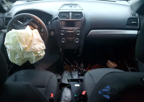 2018 Ford Explorer Police Interceptor из США, поврежденный, VIN 1FM5K8AR7JGA84382